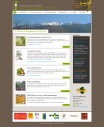 Exemple de site internet d'association Initiation Forêt