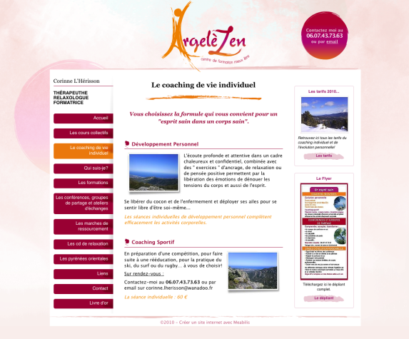 Site internet professionnel ArgelèZen